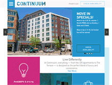 Tablet Screenshot of continuumallston.com